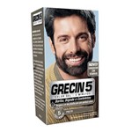 Ficha técnica e caractérísticas do produto Grecin 5 Color Gel Preto para Barba, Bigodes e Costeletas Kit com 28 Gramas