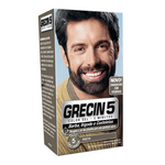 Ficha técnica e caractérísticas do produto Grecin 5 Color Gel Preto Para Barba, Bigodes E Costeletas Kit Com 28 Gramas