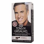 Ficha técnica e caractérísticas do produto Grecin Tons de Grisalho Shampoo Tonalizante 40g (Kit C/06)