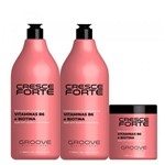 Groove Professional Cresce Forte Shampoo 1l + Condicionador 1l + Máscara 500g