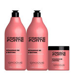 Ficha técnica e caractérísticas do produto Groove Professional Cresce Forte Shampoo 1l + Condicionador 1l + Máscara 500g