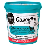 Ficha técnica e caractérísticas do produto Guanidina Óleo de Aregan Super Alisa e Relaxa Salon Line 215gr
