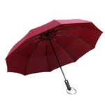 Ficha técnica e caractérísticas do produto Guarda-chuva de Neg¨®cios da Umbrella Homens Umbrella Folding Super Windproof autom¨¢tica