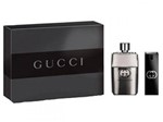 Ficha técnica e caractérísticas do produto Gucci Coffret Perfume Masculino Guilty Pour Homme - Spray Edt 90ml + 1 Perfume 30ml + Travel Spray