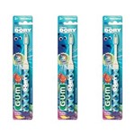 Ficha técnica e caractérísticas do produto Gum Escova Dental Infantil - Kit com 03