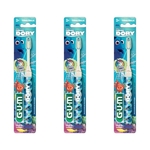 Ficha técnica e caractérísticas do produto Gum Escova Dental Infantil Kit Com 3
