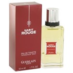 Ficha técnica e caractérísticas do produto Habit Rouge Eau de Toilette Spray Perfume Masculino 50 ML-Guerlain