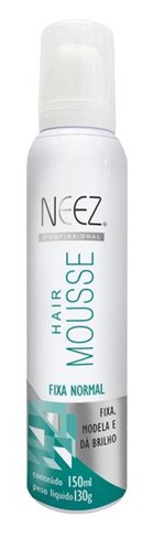 Ficha técnica e caractérísticas do produto Hair Mousse Fixa Normal Neez 150ml