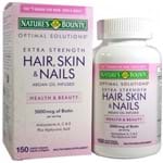 Ficha técnica e caractérísticas do produto Hair Skin And Nails Nature's Bounty 150 Capsulas Importado