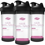 Ficha técnica e caractérísticas do produto Hair Skin e Nails + 3 Coqueteleiras - Cápsula da Beleza - Kit com 3 Potes - Take Care