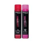 Ficha técnica e caractérísticas do produto Hair Spray Vertix Extra Forte + Spray Gloss 400ml