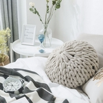 Ficha técnica e caractérísticas do produto Handmade Knitting Thicken Throw Pillow com Inner para Home Sofa