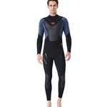 Ficha técnica e caractérísticas do produto 3MM Diuving Suit Men tipo Wet Quente Siamese manga comprida Frio-prova WInter Surfing Swimwear