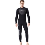 Ficha técnica e caractérísticas do produto 3MM Diving Suit Men Siamese Quente Mulheres manga comprida Fria à prova de Inverno Swimwear