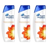Ficha técnica e caractérísticas do produto Head & Shoulders Oleosidade Shampoo Anticaspa 400ml - Kit com 03