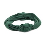 Ficha técnica e caractérísticas do produto Headband Turbante Verde Militar com Nó - Bijoulux