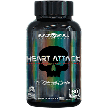 Ficha técnica e caractérísticas do produto Heart Attack (60 Caps.) - Black Skull