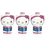 Ficha técnica e caractérísticas do produto Hello - Kitty Boneco 3D Shampoo Infantil Finos 300ml - Kit com 03