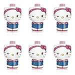 Ficha técnica e caractérísticas do produto Hello - Kitty Boneco 3D Shampoo Infantil Finos 300ml - Kit com 06