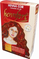 Ficha técnica e caractérísticas do produto Henna Hennfort em Pó 65g - Extra Brilho