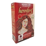 Henna Hennfort Em Pó Vermelho Rena Para Cabelo 65g