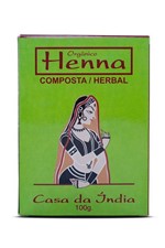 Ficha técnica e caractérísticas do produto Henna Natural Composta 100g - Casa da Índia