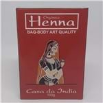 Ficha técnica e caractérísticas do produto Henna Natural e Vegana BAQ- Body Art Quality Casa da Índia 100g