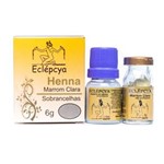 Henna Sobrancelhas Eclépcya 6g + Fixante 10ml - Marrom Clara