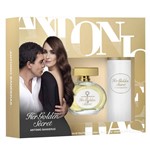 Ficha técnica e caractérísticas do produto Her Golden Secret Antonio Banderas - Feminino - Eau de Toilette - Perfume + Desodorante