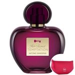 Ficha técnica e caractérísticas do produto Her Secret Temptation Antonio Banderas EDT - Perfume Feminino 50ml+Beleza na Web Pink - Nécessaire