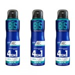 Ficha técnica e caractérísticas do produto Herbíssimo Bis Blue Ice Desodorante Aerosol 150ml (Kit C/03)