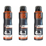 Ficha técnica e caractérísticas do produto Herbíssimo Bis Dark Silver Desodorante Aerosol 150ml (Kit C/03)