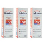 Ficha técnica e caractérísticas do produto Hertz Helioderm Suncare Facial FPS50 Protetor Solar 50g - Kit com 03