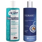 Hidrapet Creme Hidratante 500 Ml+ Shampoo Cloresten 500 Ml Kit Agener