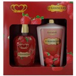 Ficha técnica e caractérísticas do produto Hidratante Corp 250ml+ Sabonete Liq Strawberry 200ml Secret - Love Secret