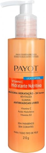 Ficha técnica e caractérísticas do produto Hidratante Corporal Nutritivo Vitamina C 210G - Payot