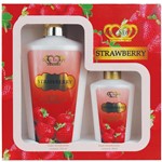 Ficha técnica e caractérísticas do produto Hidratante Creme Corporal 250ml + 60ml Strawberry Secret - Love Secret