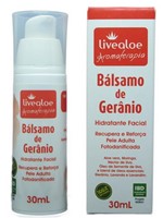 Ficha técnica e caractérísticas do produto Hidratante Facial Balsamo de Geranio - Live Aloe