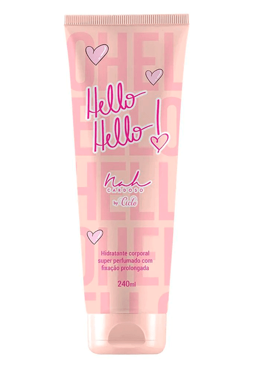 Ficha técnica e caractérísticas do produto Hidratante Hello Hello Nah Cardoso 240ml Ciclo LanÃ§amento - Multicolorido/rosa - Dafiti