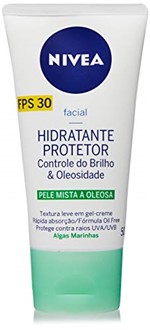 Ficha técnica e caractérísticas do produto Hidratante Protetor Nivea Controle do Brilho & Oleosidade Fps30 50Ml, Nivea