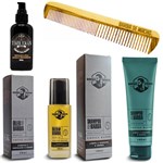 Ficha técnica e caractérísticas do produto Higiene da Barba Shampoo Óleo Tônico Pente Barba Brava
