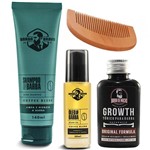 Ficha técnica e caractérísticas do produto Higiêne da Barba Tônico + Óleo + Shampoo Barba Brava