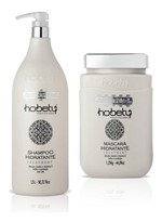 Ficha técnica e caractérísticas do produto Hobety Kit Shampoo + Máscara Hidratante (1.500ml+1.250kg) - Bcs