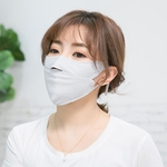 Ficha técnica e caractérísticas do produto Homens Mulheres Anti-haze Máscara equitação Ice Silk Dust-proof Máscara Sun Proteção respirável
