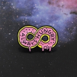 Ficha técnica e caractérísticas do produto Homens Mulheres Cute Donut Double Food Esmalte Broche Pin Denim Backpack Badge Gift