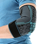 Ficha técnica e caractérísticas do produto Homens Mulheres Sports Elbow Protector Nylon respirável Cotoveleira Sleeve