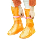Ficha técnica e caractérísticas do produto Homens Mulheres Thicken Shoe Waterproof Covers Anti-Slip resistentes ao desgaste Overshoes botas de chuva