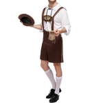 Ficha técnica e caractérísticas do produto Homens Oktoberfest Costumes Halloween Cosplay Suit Desempenho Mostrar