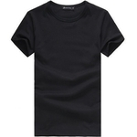 Ficha técnica e caractérísticas do produto Homens Simples Casual cor sólida curta de algodão T-shirts de manga comprida Gostar