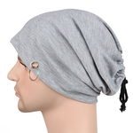 Ficha técnica e caractérísticas do produto Hop Hat Barrete Moda Homens Lacing Beanie Outono Bonnet Com Anel Unisex Hip
